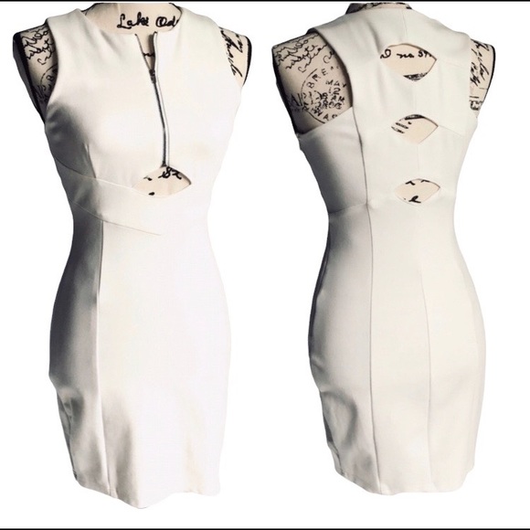 Adelyn Rae | Zipper Front Bodycon Dress | XS - Picture 1 of 8